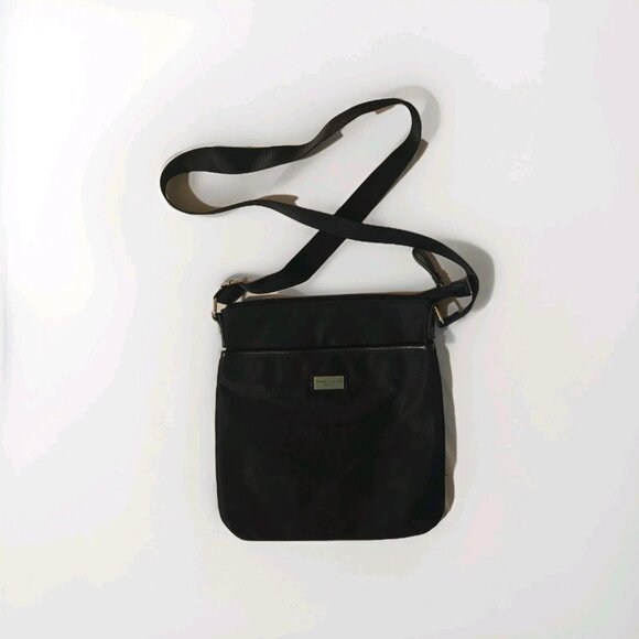 Tommy Hilfiger Women's Garden Classics Black Crossbody Messenger Nylon Purse Bag - Picture 1 of 9